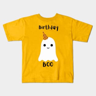 Birthday boo halloween birthday design Kids T-Shirt